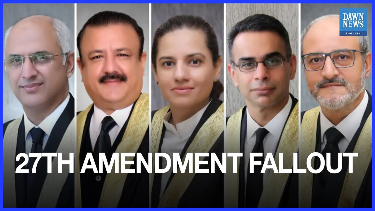 27th Amendment Fallout: IHC Judges File Plea; Karachi Lawyers Protest | Dawn News English