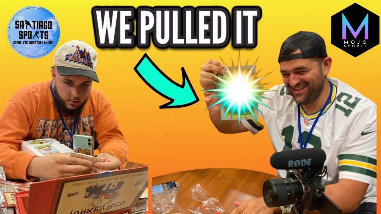 HOSTING MY FIRST TRADE NIGHT EVER? | 2005 NFL HOBBY BOX, TRADES W/ @santiago_sports_