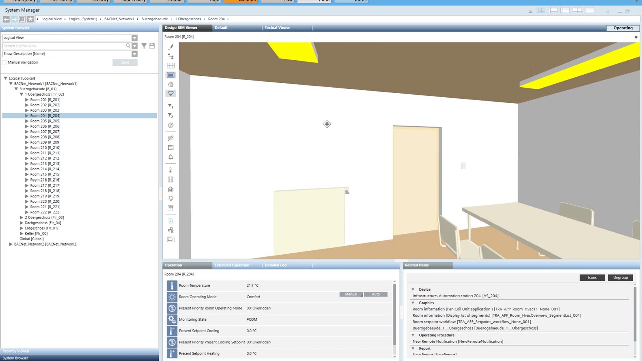 Desigo CC BIM Viewer demo uncut 26min HD 1080   WEB H264 4000