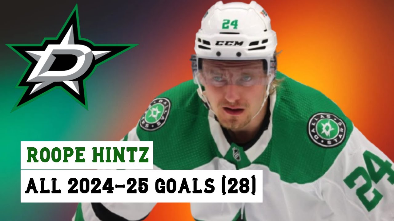 Roope Hintz (#24) All 28 Goals of the 2024-25 NHL Season