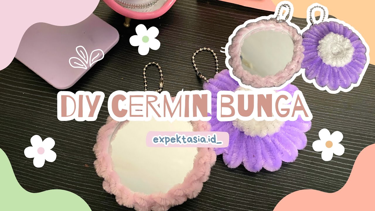 #7🌸DIY KEYCHAIN KAWAT BULU MINI CERMIN AESTHETIC🎀DIY GEN Z MUDAH BANGET!!🎀by expektasia.id