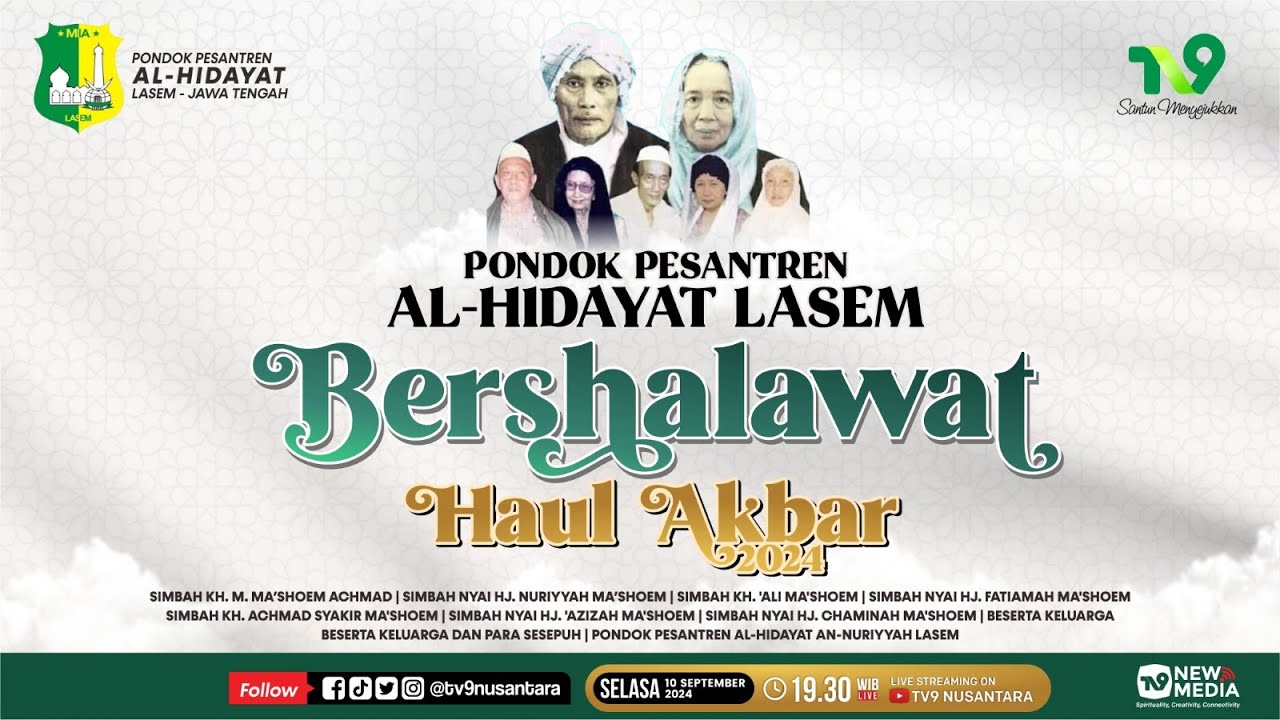 🔴 (LIVE)  Pondok Pesantren Al-Hidayat Lasem Bershalawat