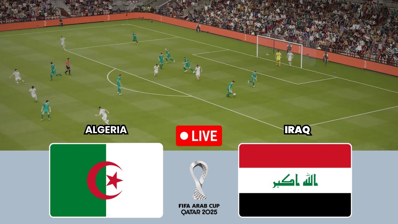 Алжир против Ирака | Кубок арабских стран 2025/26 | Полный матч, все голы | PES 21