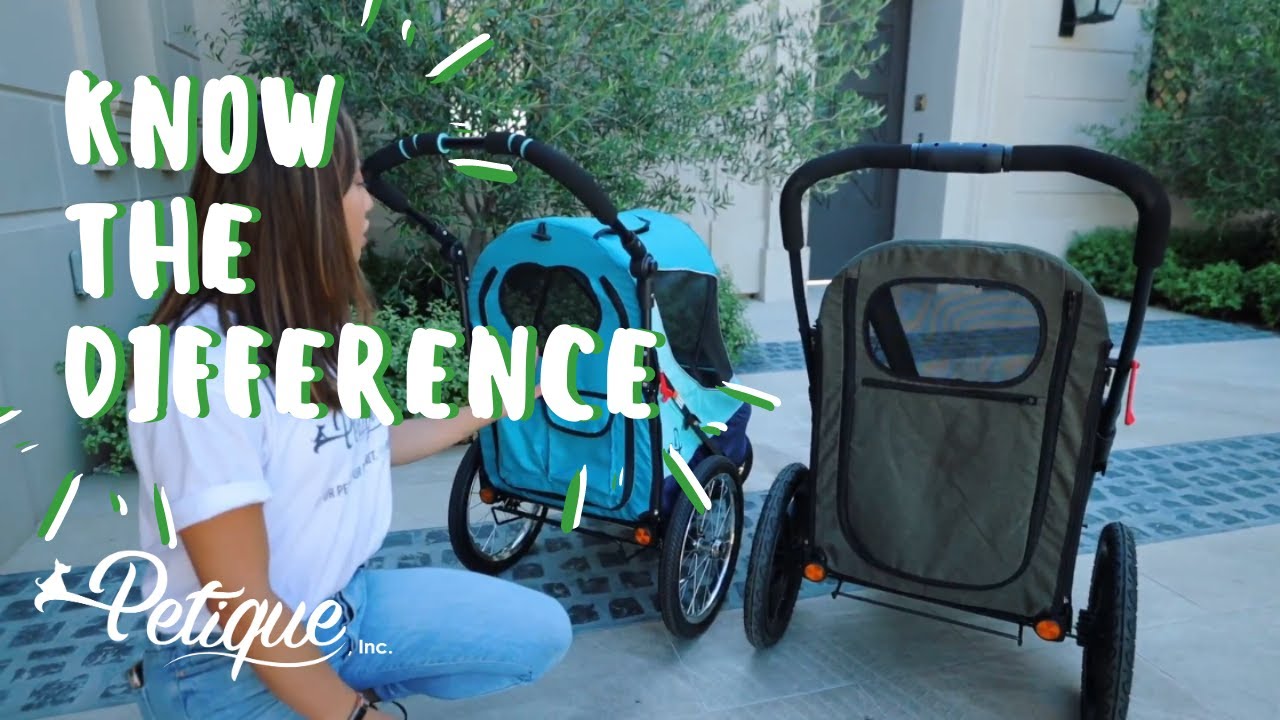 The Difference Between Petique's All Terrain and Breeze Pet Jogger