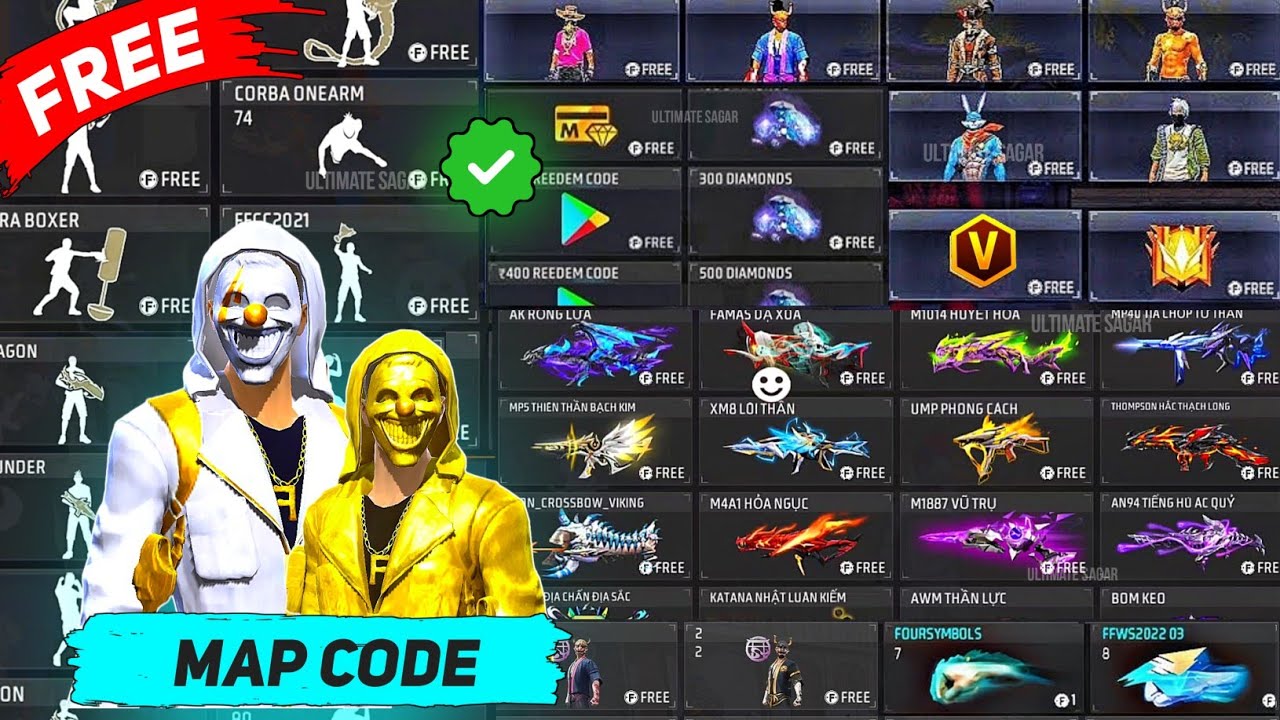 Craftland Map Code || Craftland Map Code All Evo Gun Max And Bundle || Free Fire Craftland Code