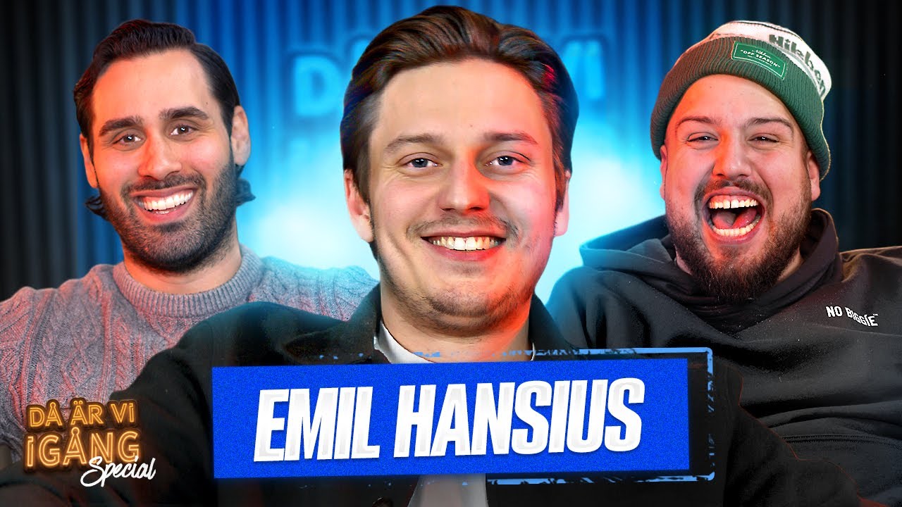 DÅ ÄR VI IGÅNG: EMIL HANSIUS SVIMMADE NÄR HAN FICK TVILLINGAR