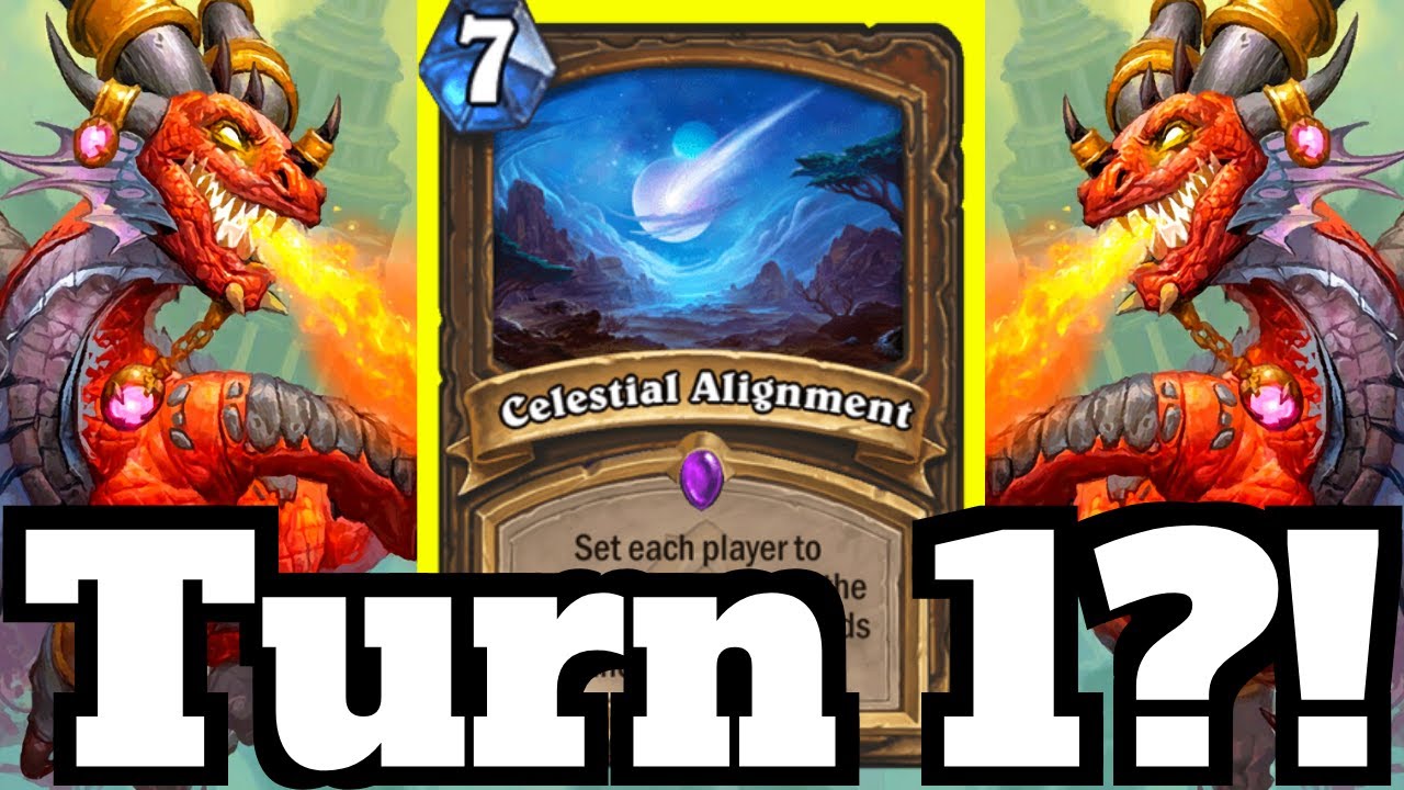 Celestial Alignment on TURN 1!?! Alexstrasza the Life-Binder OTK! | Hearthstone