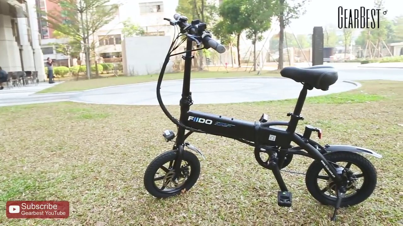 Bicicleta elétrica dobrável FIIDO D1 POR R$1.800 GEARBEST