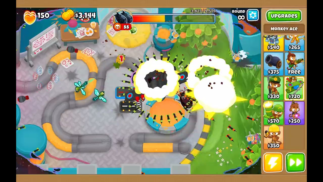 Bloons TD6: 86+ Boss Rush Island 5  (Just Monkey ACE!)
