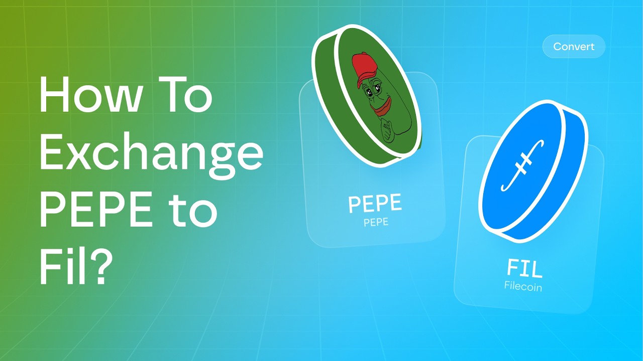 How to Swap PEPE to FIL Instantly | Fast Crypto Exchange