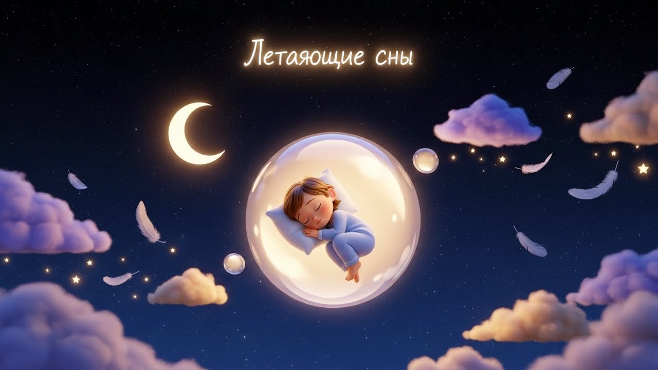 🌙✨ Летающие сны ⭐💤 | Колыбельная песня для сна детям | Пусть бегут