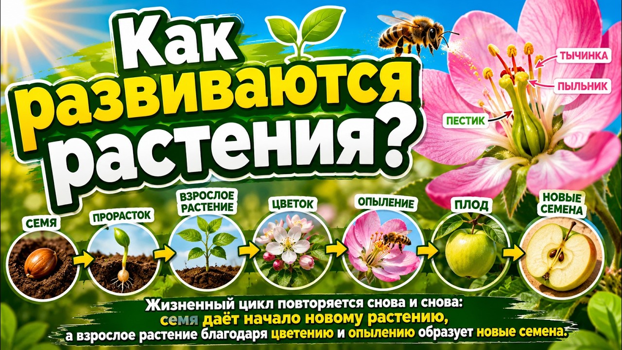 Как развиваются растения?  Естествознание, 4 класс