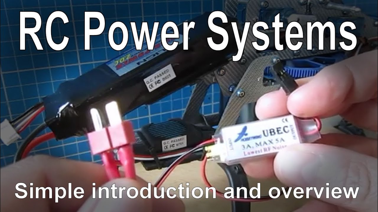 RC Electric Power Systems Simply Explained (ESC, BEC, LIPO, Brushless etc)