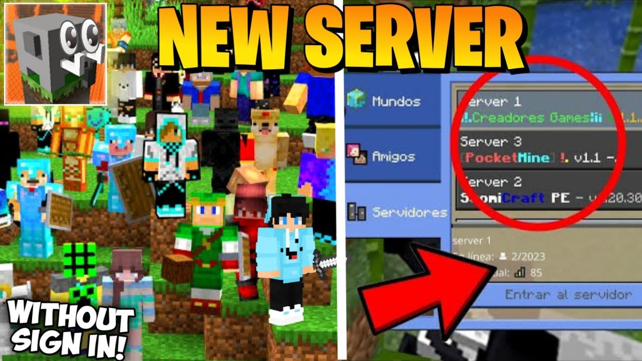 How to join Craftsman new Version Server | New Server | Without Sign in 🤯