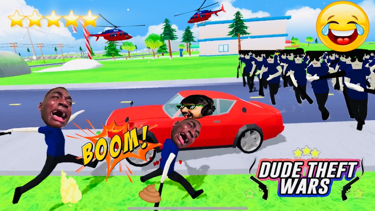 DUDE THEFT WARS FUNNY MOMENTS WITH MEMES😂😂😂 MEGAPACK#75