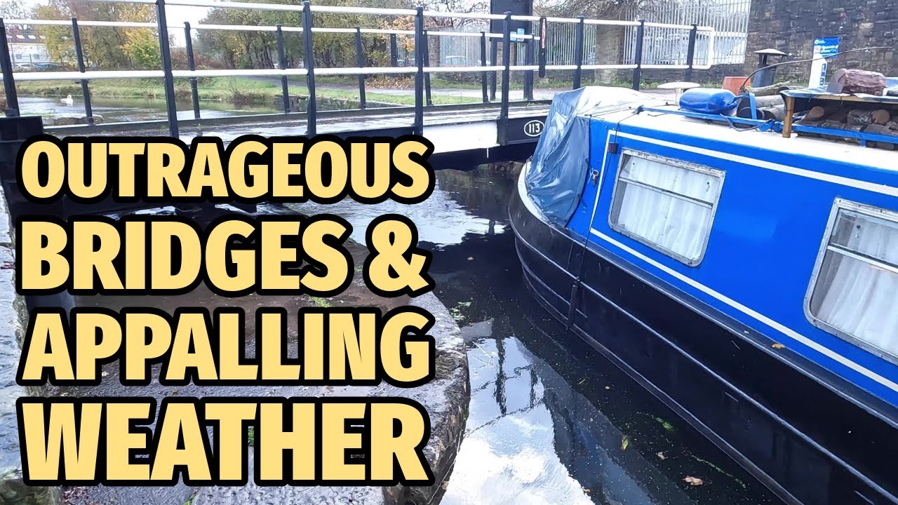 (158) Outrageous Swing Bridges and Appalling Weather: Narrowboat Life Reality