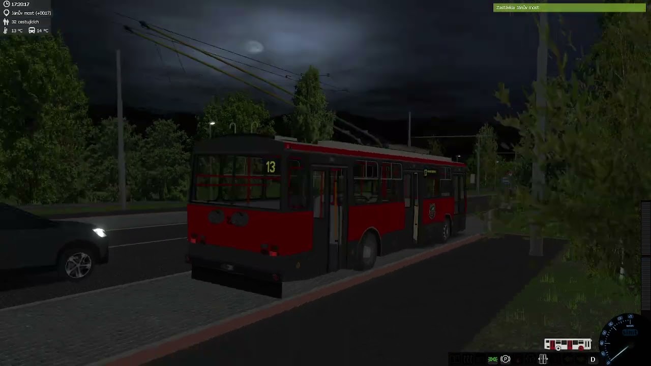 Simt mhd | DPMS | &scaron;koda 14tr ev.č 322 na lince 13 (Rolky-Hlavn&iacute; n&aacute;draž&iacute;)