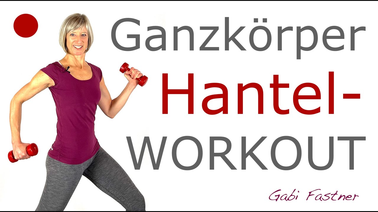 🧲 44 min Ganzkörper - Hantelworkout | für Fortgeschrittene