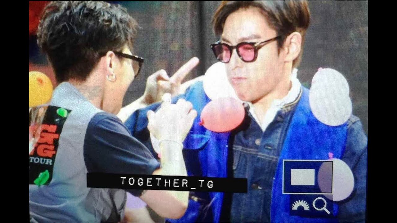 BIGBANG - TOP beat up GD (FM in Tianjin on 05.06.2016)