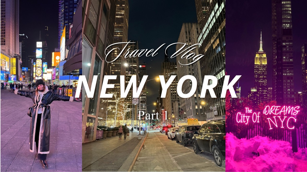 PRIMI GIORNI A NEW YORK 🇺🇸 | NYC Travel Vlog | Parte 1