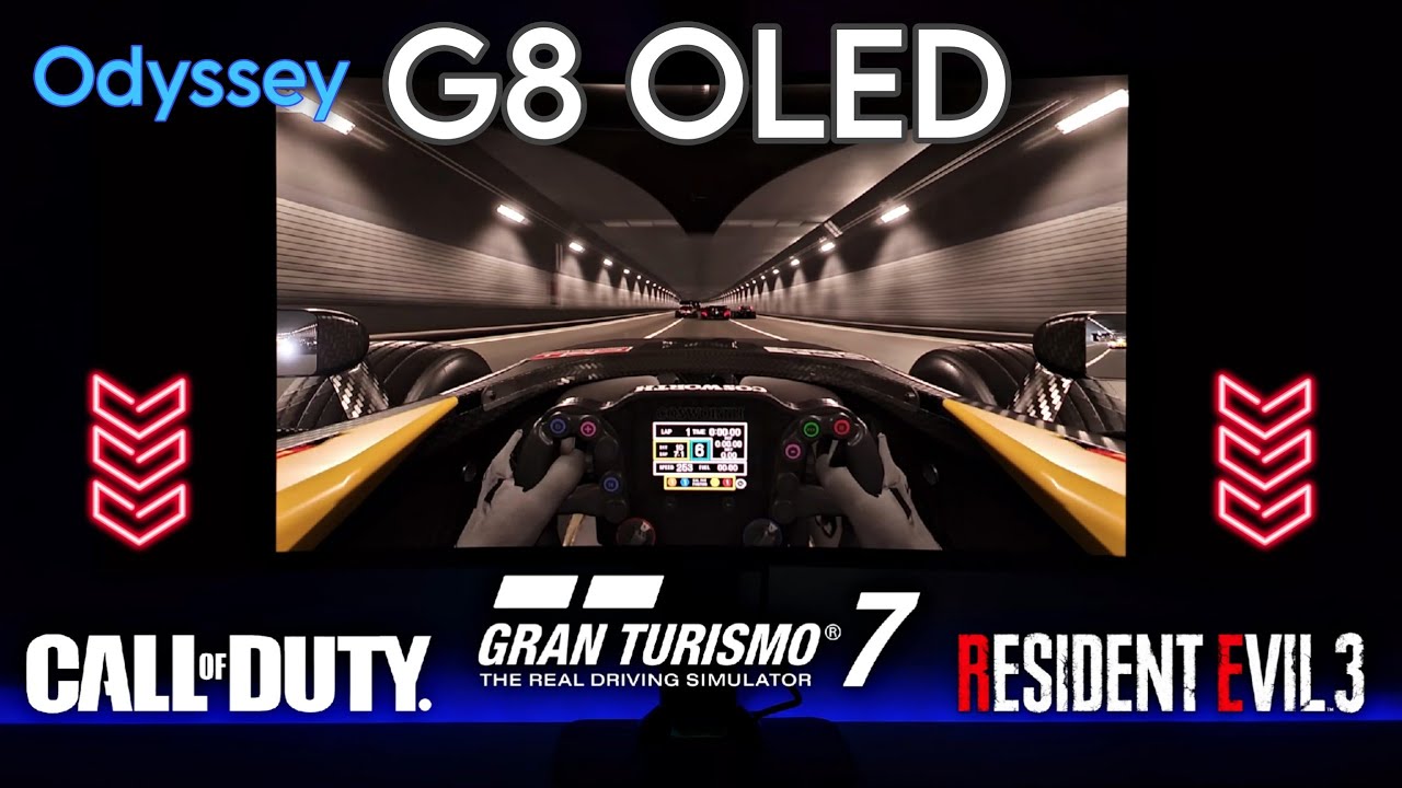 Don't Wait for QD OLED v2! Samsung Odyssey G8 OLED PS5 HDR + Game Motion Plus