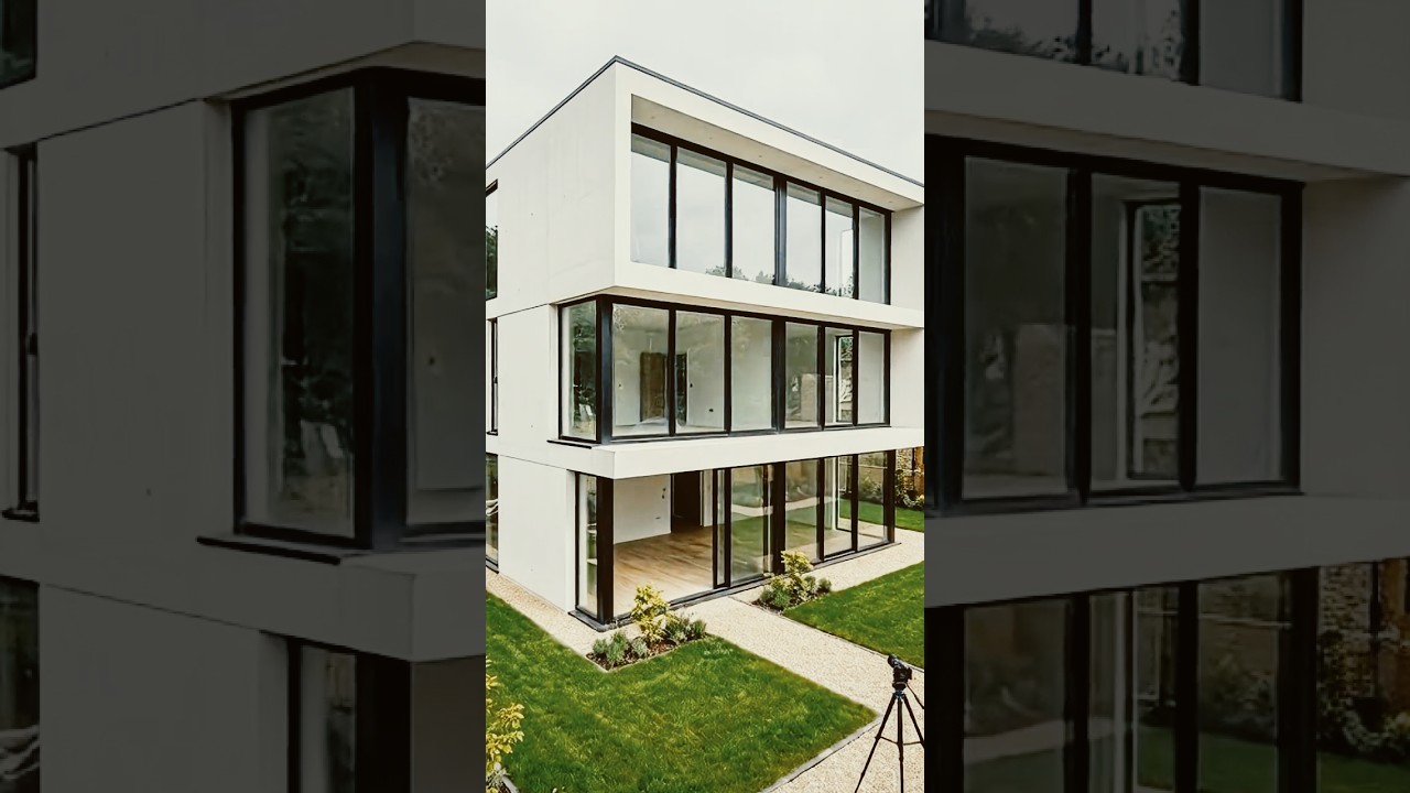 Destroyed House from Flood Ruins to Luxury Mansion in Seconds! #design #building #youtubeshorts