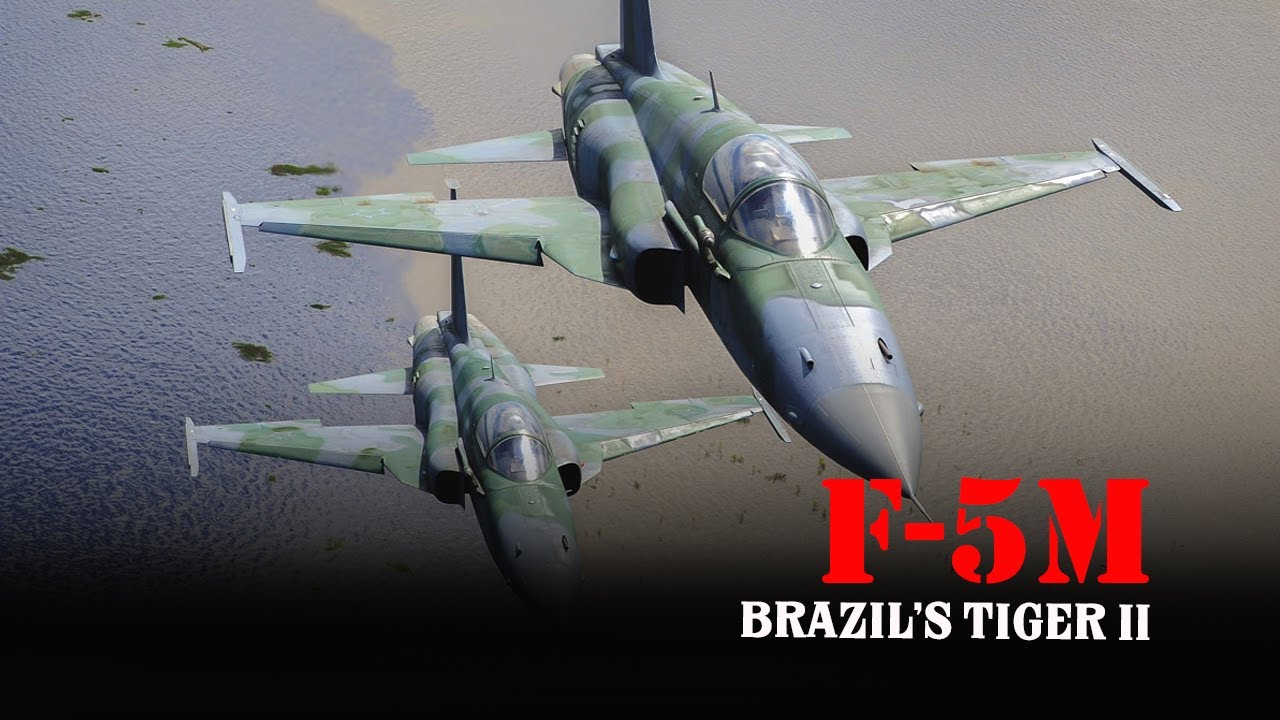 Бразильский F-5M Tiger II — без сомнения, это самые боеспособные истребители F-5 в мире