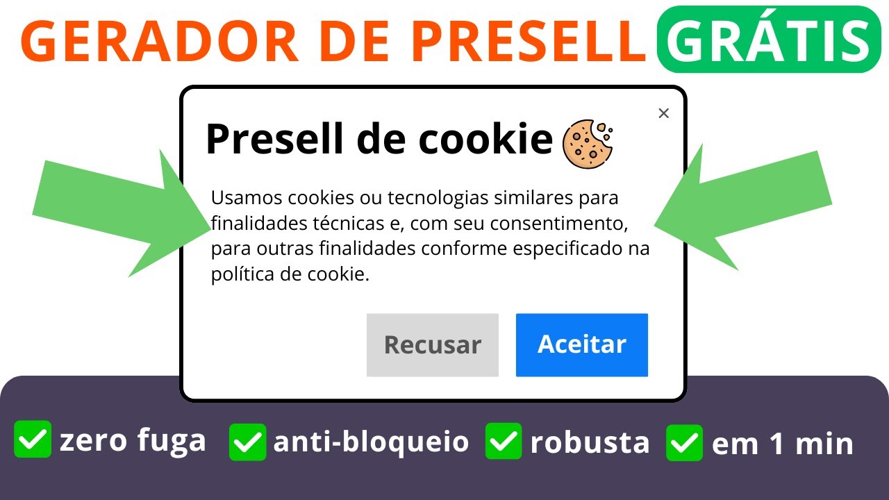🟢 Como fazer Presell de Cookie Wordpress/Elementor pra Google Ads [Gerador de Presell Gr&aacute;tis]