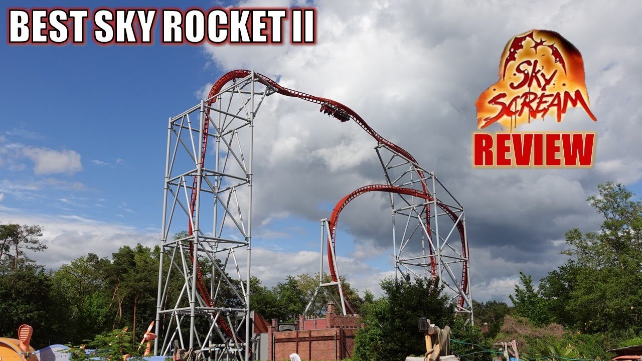Sky Scream Review, Plopsaland Deutschland Multi-Launch Coaster | Best Premier Rides Sky Rocket II