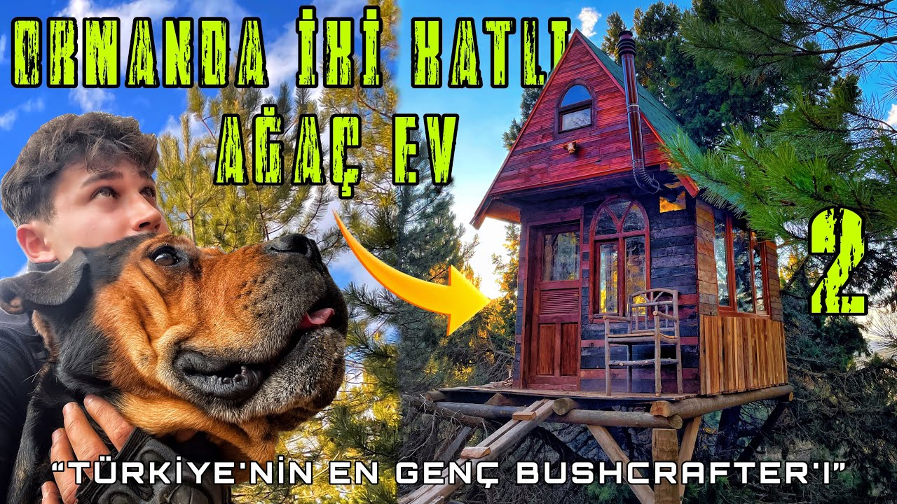 ORMANDA İKİ KATLI AĞAÇ EV 2.BÖLÜM