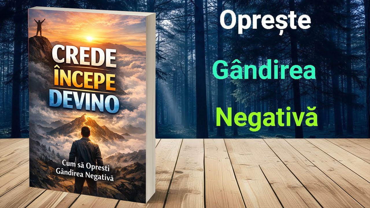 Crede Începe Devino - Cum să Oprești Gândirea Negativă | Carte audio