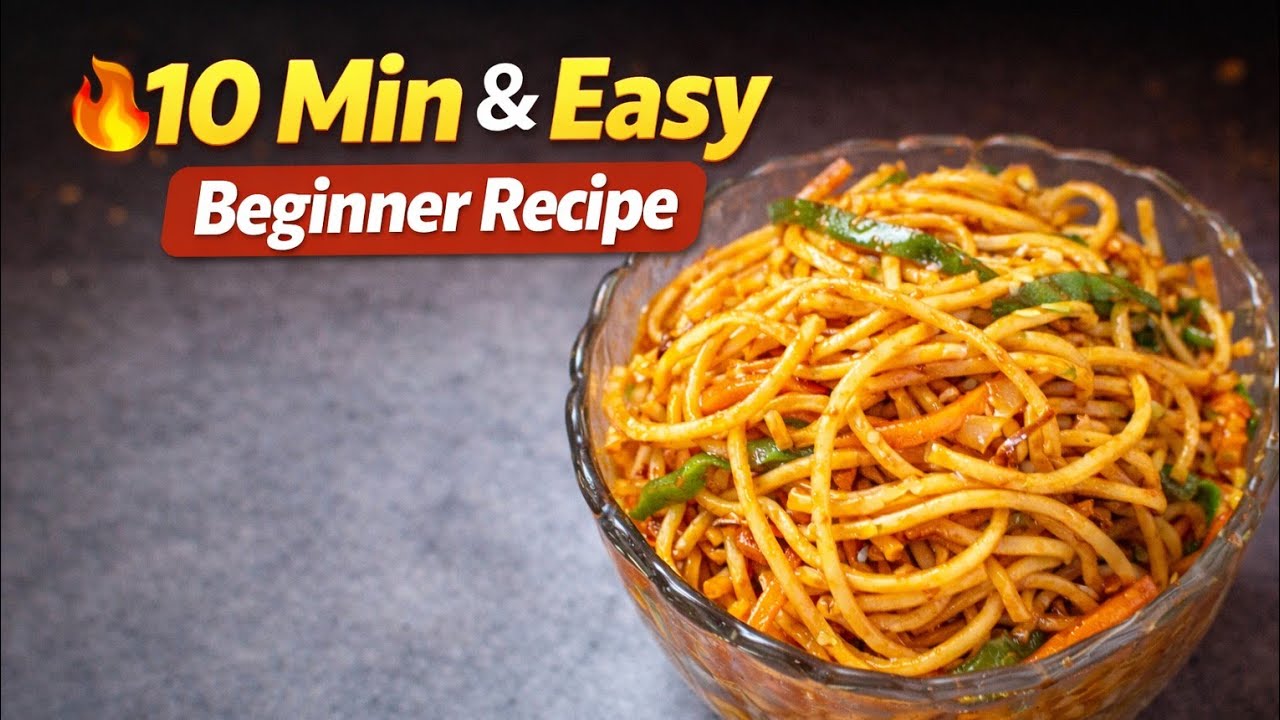 Ghar Pe Banao Street Wale Hakka Noodles🍜in Hindi | No Ajinomoto ❌ || Hakka Noodles ||Easy VegRecipe