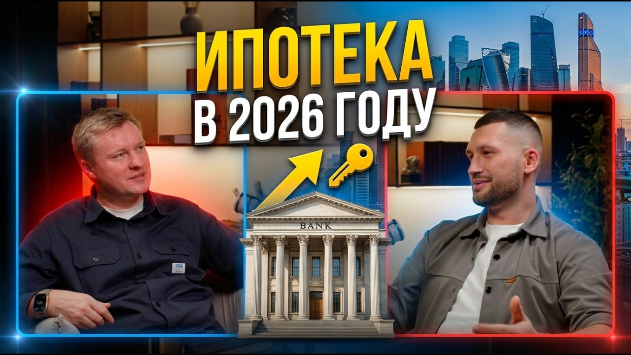ИПОТЕКА В 2026 ГОДУ | ИЗМЕНЕНИЯ | ТРЕНДЫ И ПРОГНОЗЫ