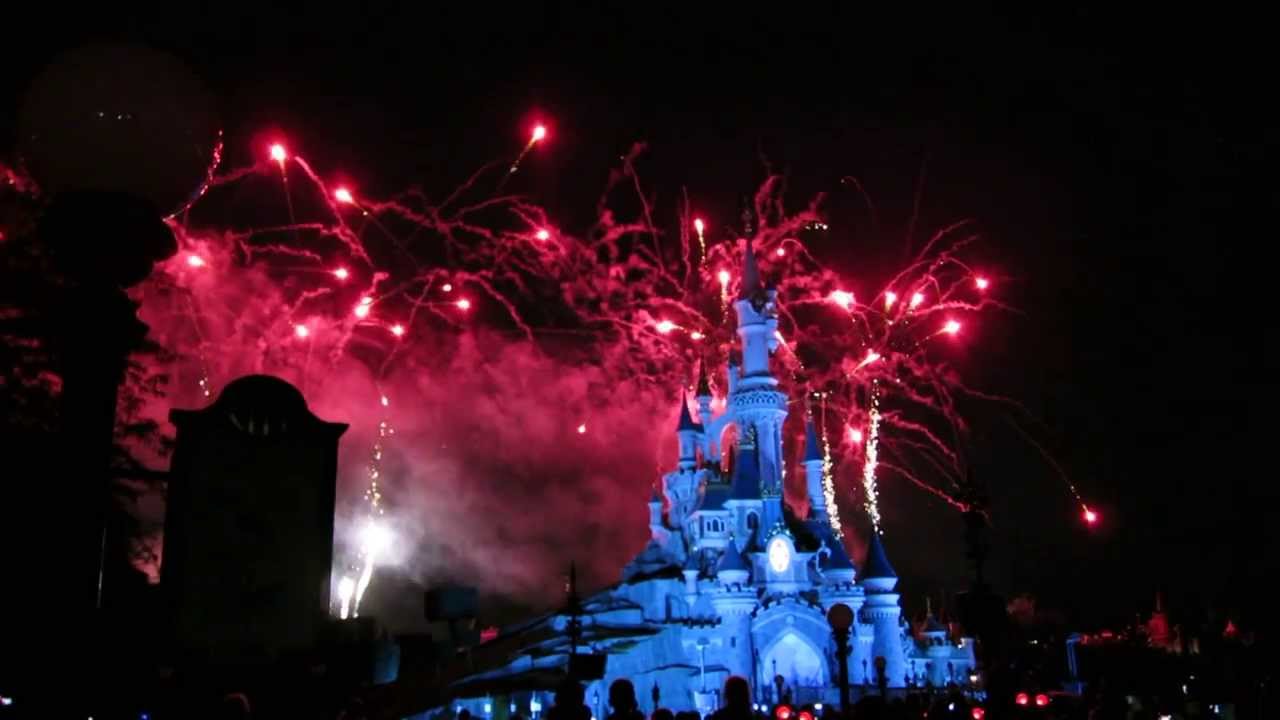 Feu d'artifices 14 juillet 2013 Disneyland Paris Bastille Day Fireworks
