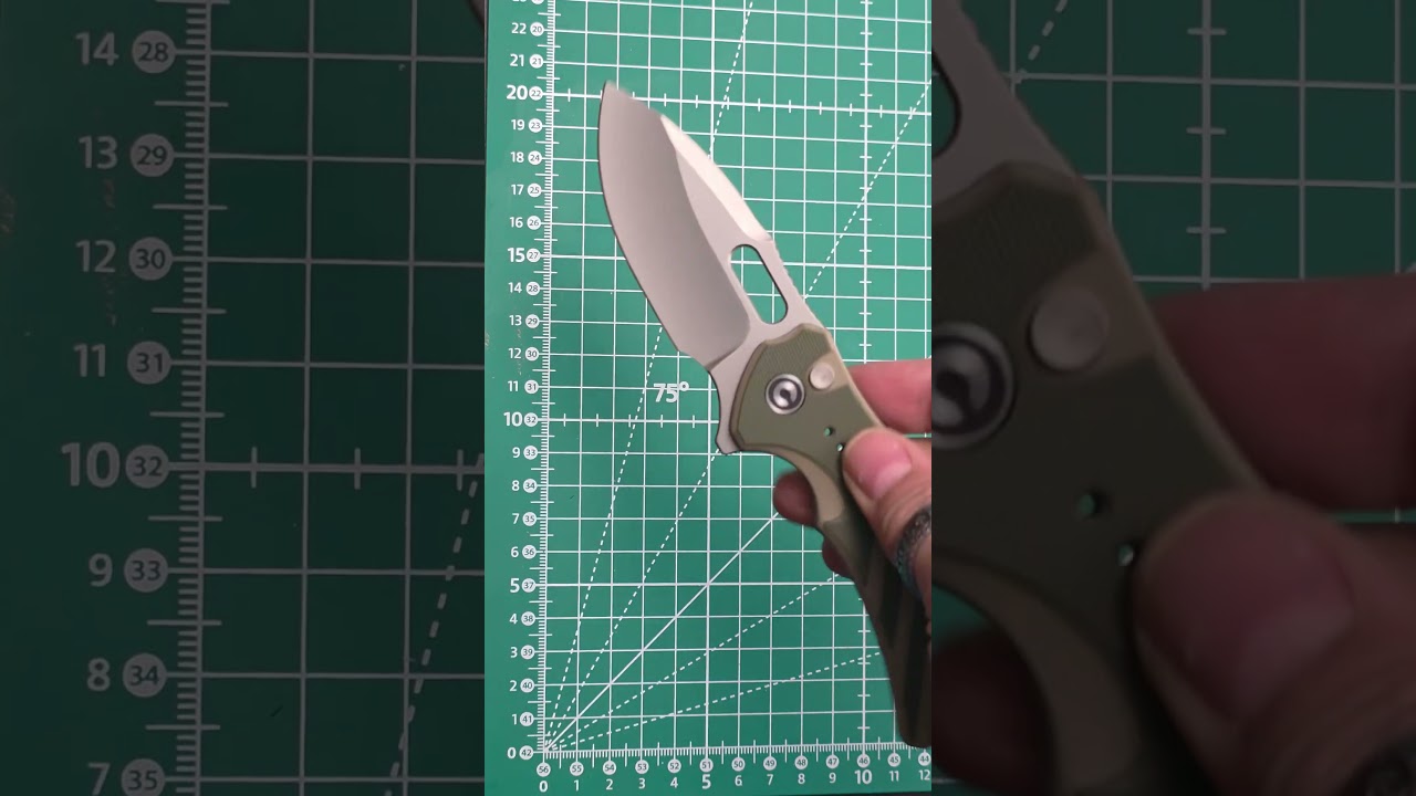 N&oacute;ż CIVIVI Vexron G10 Milled Green & Tan 14C28N #edc #edcknife #n&oacute;ż