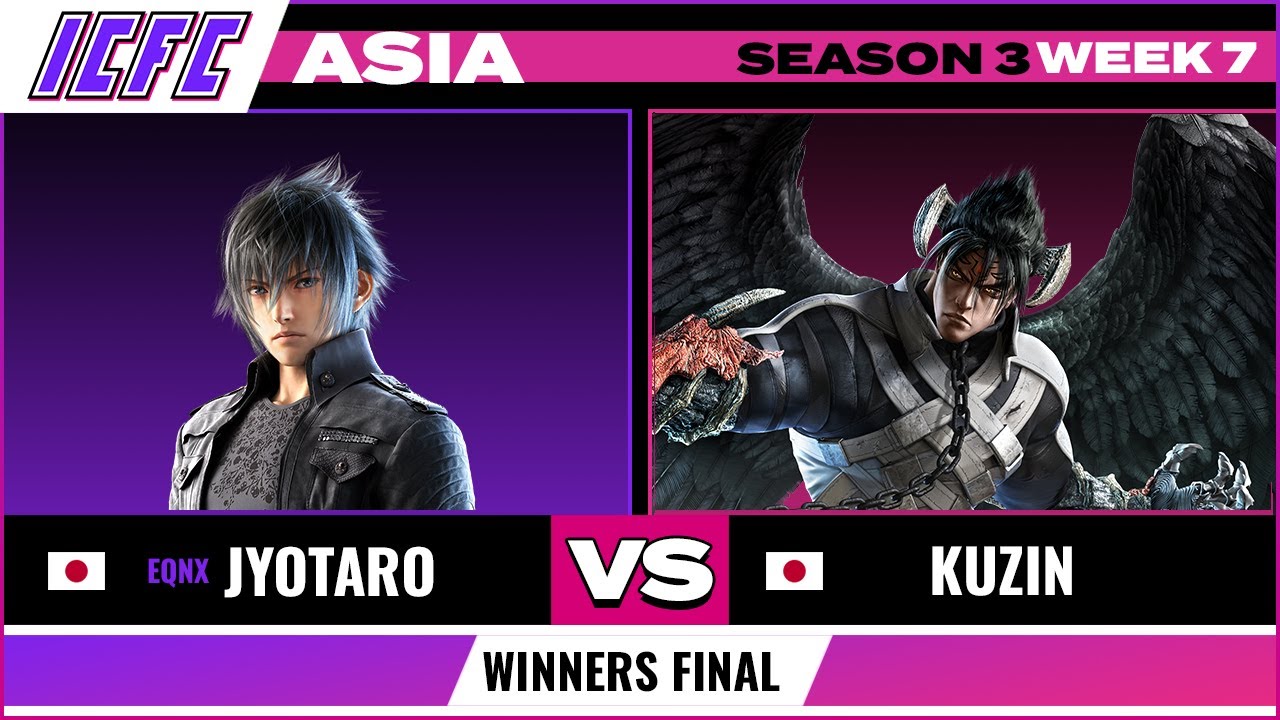 Winners Final Jyotaro (Noctis) vs Kuzin (Devil Jin) ICFC Tekken Asia Season 3 Week 7