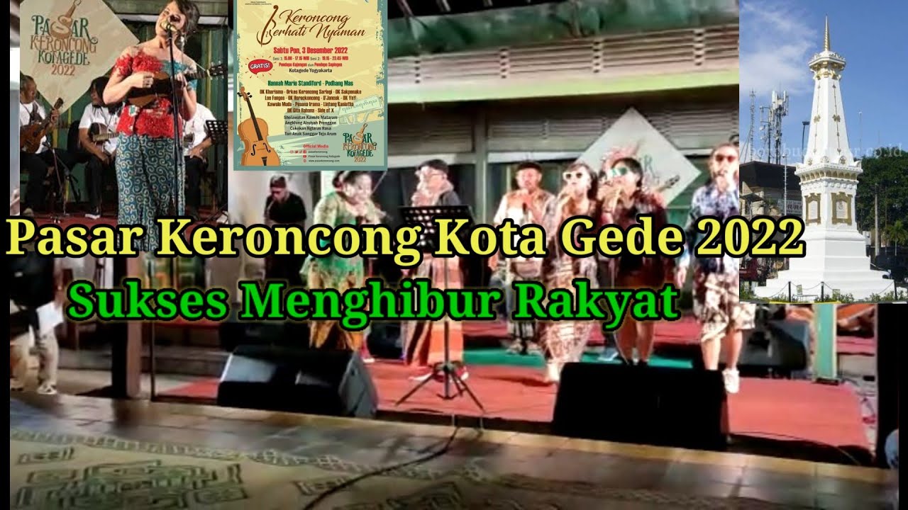 Pasar Keroncong Kota Gede 2022 Sukses Menghibur Rakyat