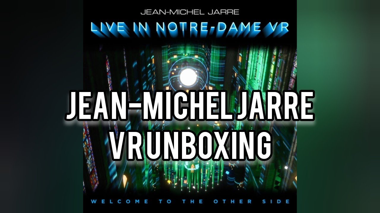 Jean-Michel Jarre Notre-Dame VR Unboxing (CD + BluRay Box Set)
