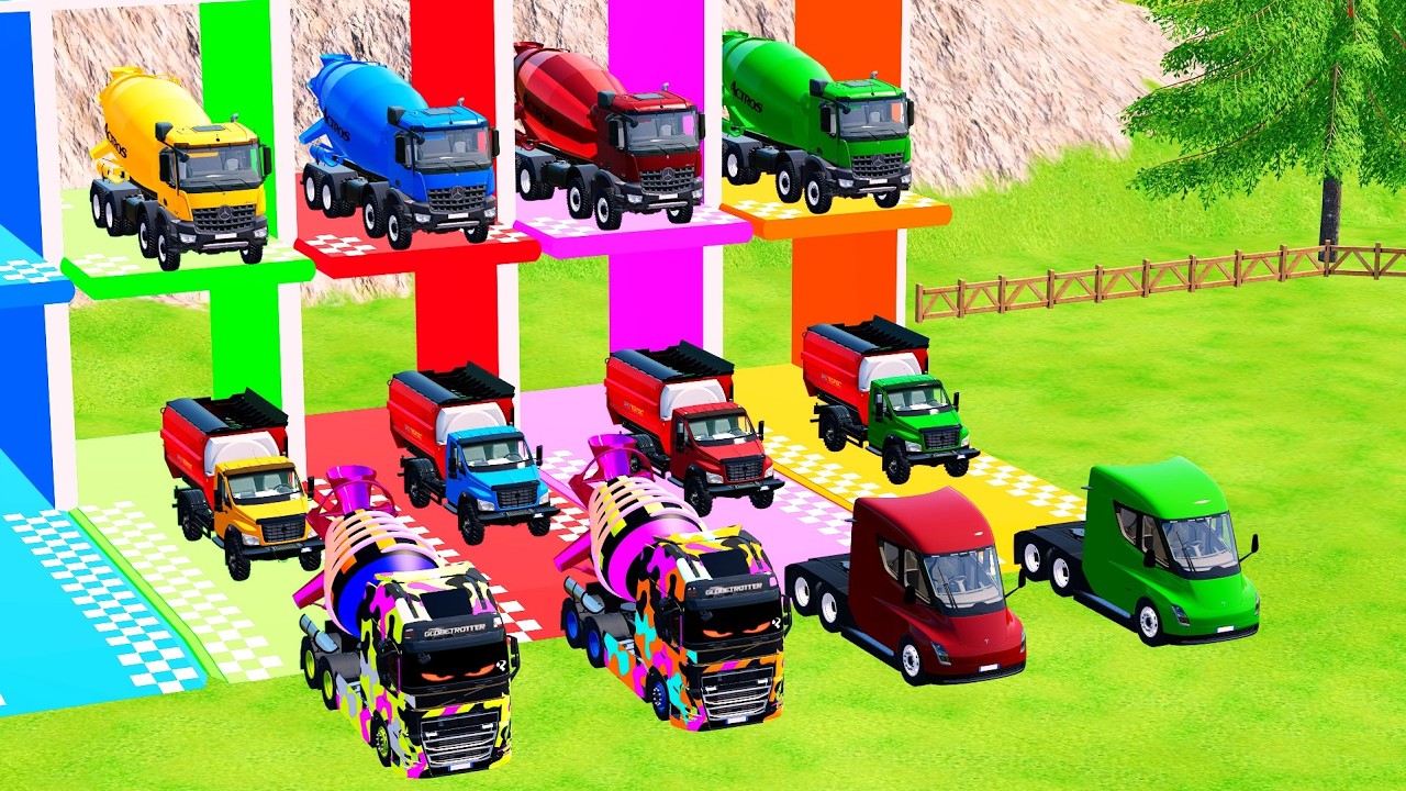 Транспортный кран, бетоносмеситель от MAN TRANSPORTER! Farming Simulator 22 #40