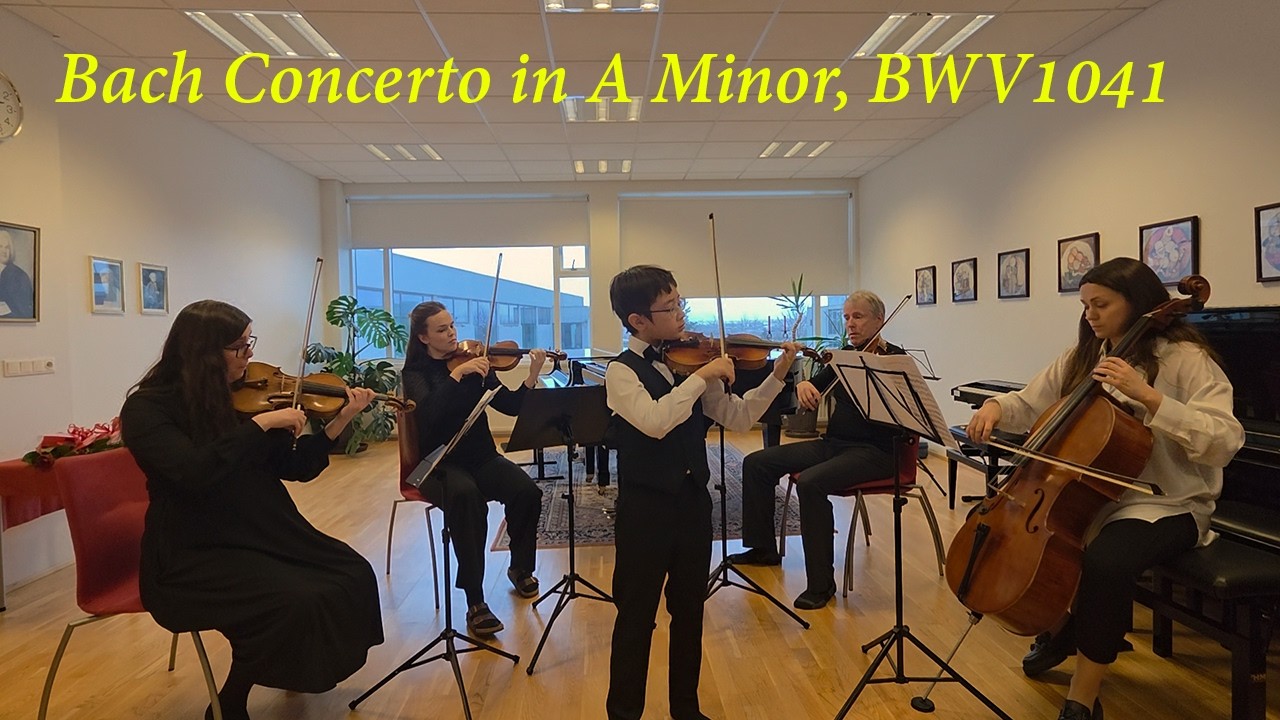 Alex Gardar-- Bach Concerto in A Minor, BWV1041