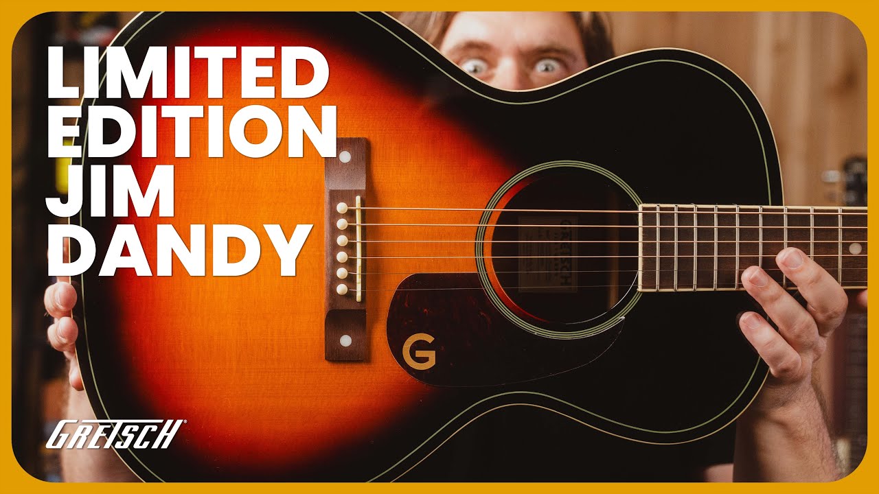 Gretsch Limited Edition Jim Dandy Concert Solid Top Acoustic Guitar - Heritage Burst - Glossy