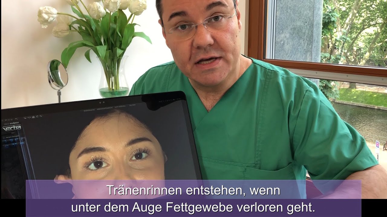 Tr&auml;nenrinne unterspritzen - Video: Faltenpapst Dr. G&uuml;nther verr&auml;t Behandlungstechnik