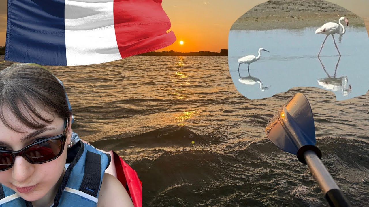 A caccia di fenicotteri rosa in kayak 🇫🇷 🇫🇷