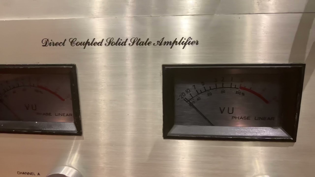 Phase Linear 700 Amplifier & Phase Linear 1000 series ll