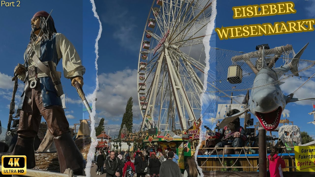 Eisleber Wiesenmarkt 2024 Part 2 | Volkfest | Germany 🇩🇪 | Walking Tour #festival #travel