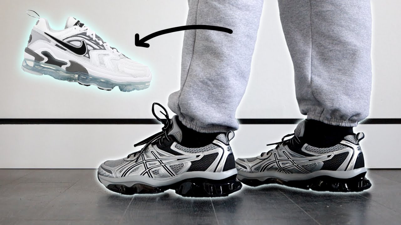 Asics GEL-QUANTUM KINETIC PURE SILVER | Обзор и на ногах | Как они сравниваются с AIR VAPORMAX?