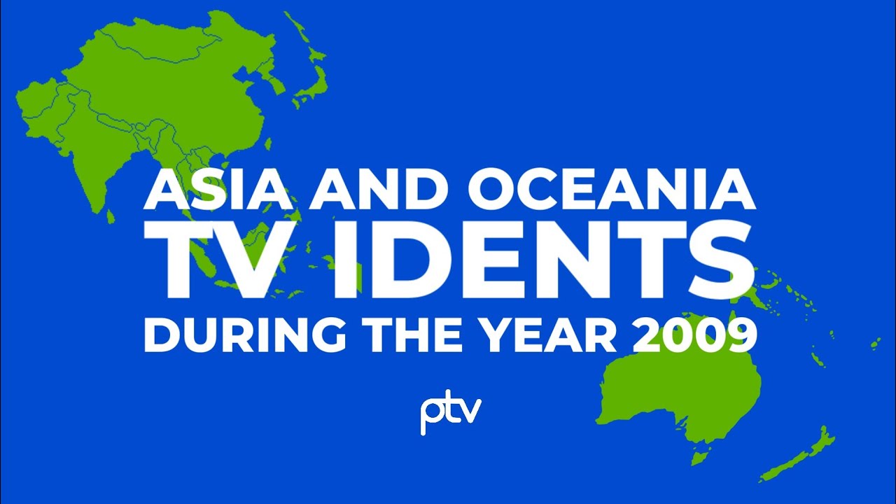 TV Idents from Asia and Oceania in 2009 | Compilation