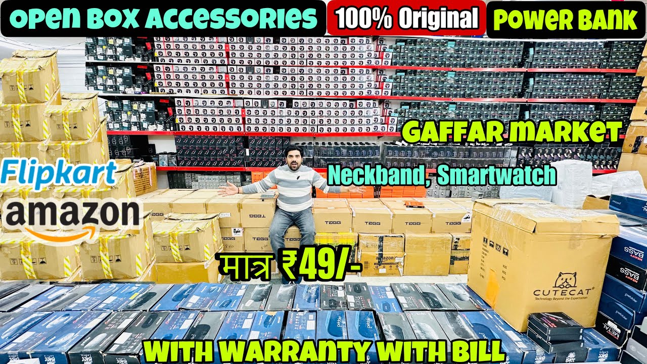 Open Box Accessories🔥|100% Original😮| Party Box😍|Power Bank, Buds, Smart Watch, 😎
