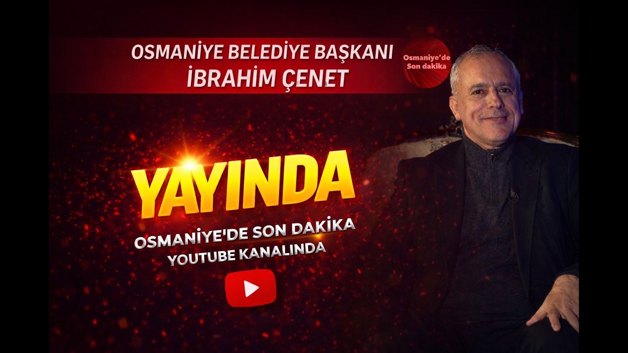 Osmaniye Belediye Başkanı İbrahim &Ccedil;enet'e Sorduk l B&ouml;l&uuml;m 1 #osmaniye