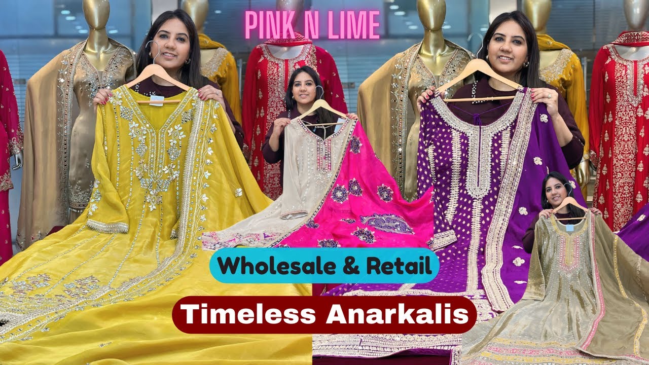 Timeless Anarkalis at Pink n Lime